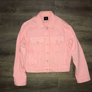 BDG Urban Outfitters Two Piece Pink Denim Jack and Jean Set